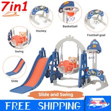 Kids Swing Slide Climber Set