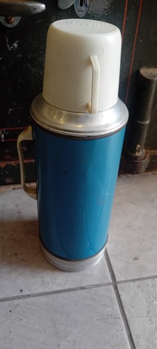 Vintage metal flask vacco - metal, flask,