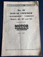 1939/48 Commer Superpoise