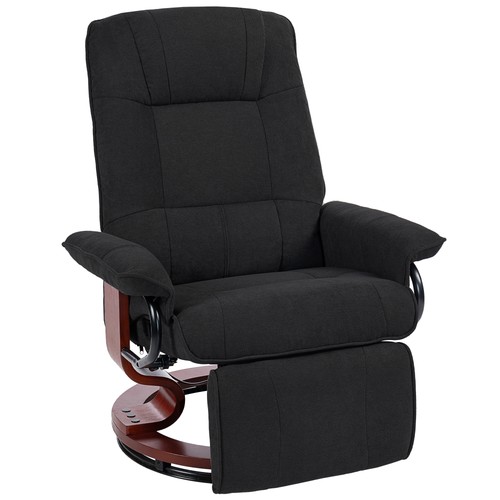 Homcom manual recliner swivel - recliner,