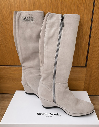Russell bromley grey suede - bromley,