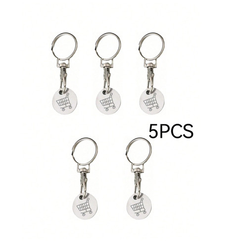 5pcs shopping cart token - 5pcs,