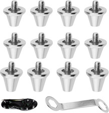 12 PCS Metal Studs Football