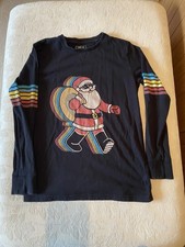 Next Boys Age 11 Christmas T Shirt Long Sleeve Santa Claus