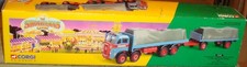 ATKINSON 8 WHEEL RIGID TRUCK & TRAILER WITH LOADS  - CORGI SHOWMANS LTD EDITION