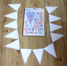 LARGE ALPHABET BUNTING DIE