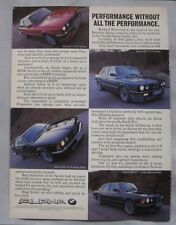 BMW Alpina C2 & B10 Original advert No.1