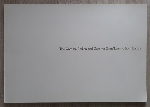 Lancia gamma range brochure - lancia,