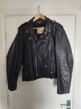 Schott Perfecto Leather Jacket 125 Size 42 Black
