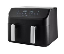 George Home 9 L Dual‑Basket Digital Air Fryer – Sync, Touch Controls