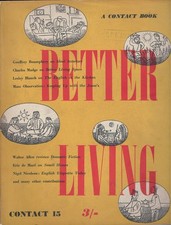 Contact 15 Better Living Vintage Magazine July 1949  Home Fashion Interiors