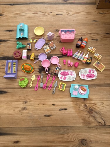 Barbie vintage kitchen food - barbie,