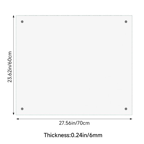 Toughened glass splashback - toughened,
