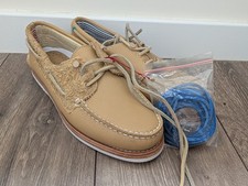 Sperry Boat Shoes Men's Top-Sider Original 3-Eye Suede Tan  NEW Size 8
