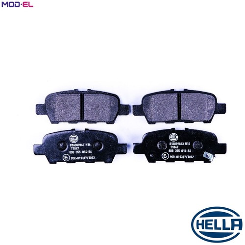 Brake pad set - disc, 8db
