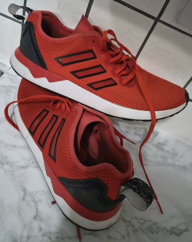 Adidas red and black trainers - red,