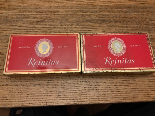French vintage reinitas tins - , x