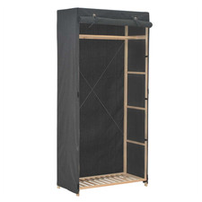 Wardrobe Grey 79x40x170 cm