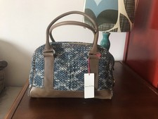 orla kiely blue tweed and
