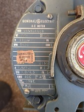 Single Phase 1/2hp Motor - GE 1425rpm
