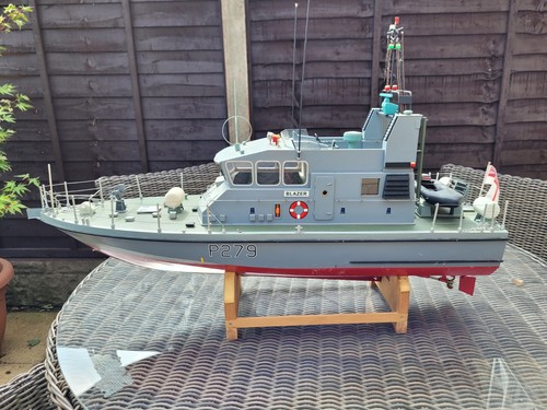 Hms blazer model boat - "hms,