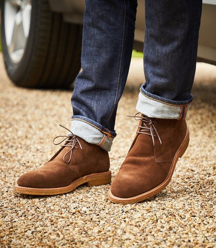 Loake 1880 kempton brown suede - brown,