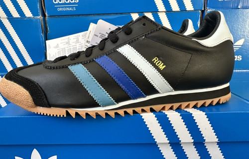 Adidas rom black blue white - rom,