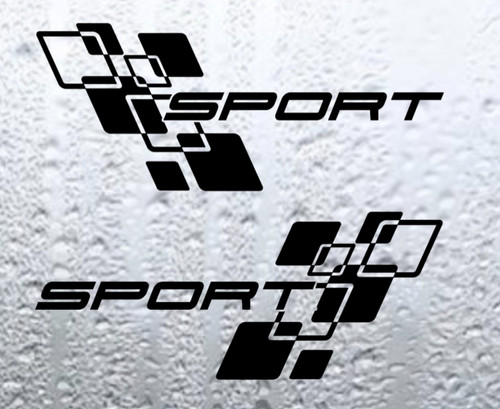 Sport car van - vinyl, side
