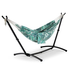 Hammock with Stand, Leaf Print