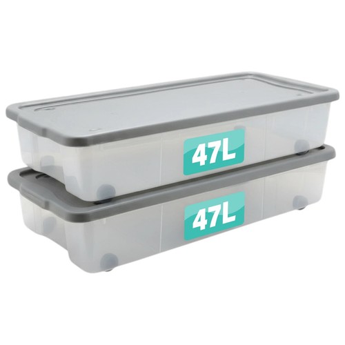 Clear plastic container - 2, x