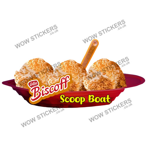 Ice cream van sticker lotus - cream,
