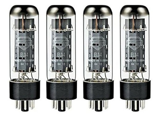 New mullard el34 matched - 4x,