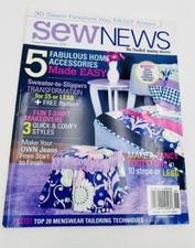 Sew News Sewing Magazine Back