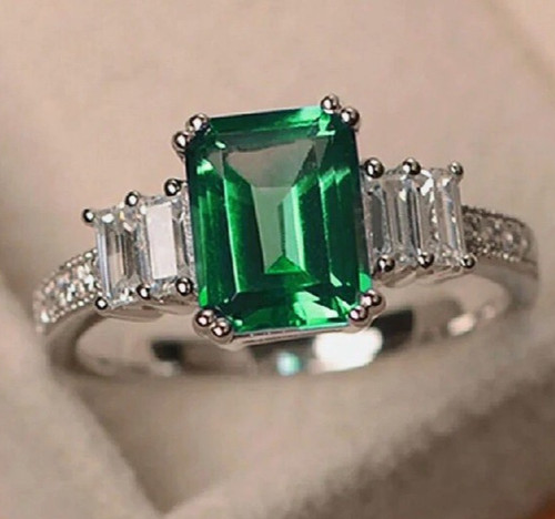 New classic silver ring with - silver, a