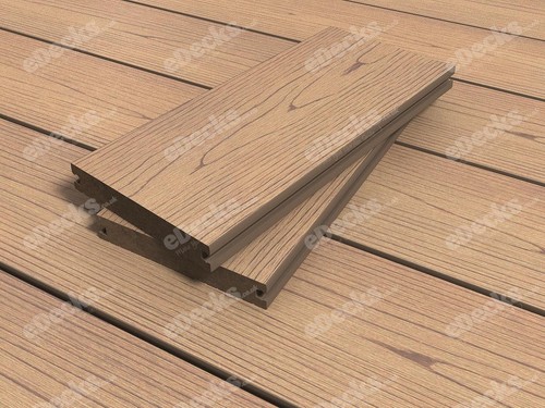 Solid composite decking - composite, boards