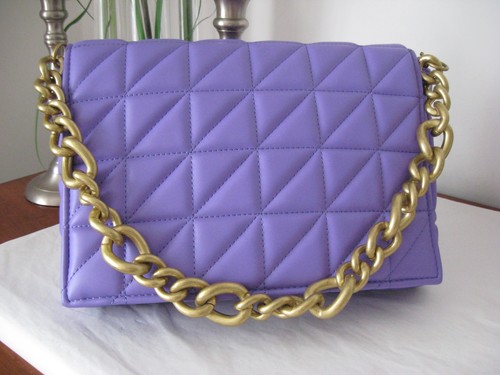 Zara quilted lavender faux - zara!!!,