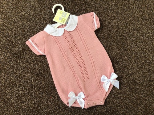 Baby girls knitted romper - , 0-3