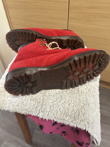 Doc martens red suede size8 - doc,