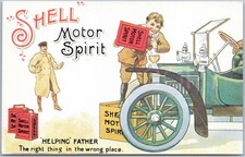 Vintage Postcard Shell Motor