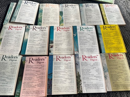 Readers digest magazines - readers,