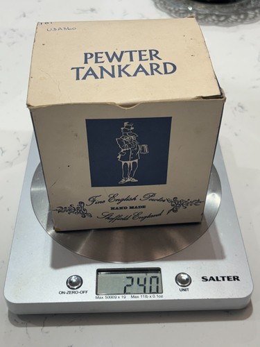 Antique pewter pint - antique, tavern