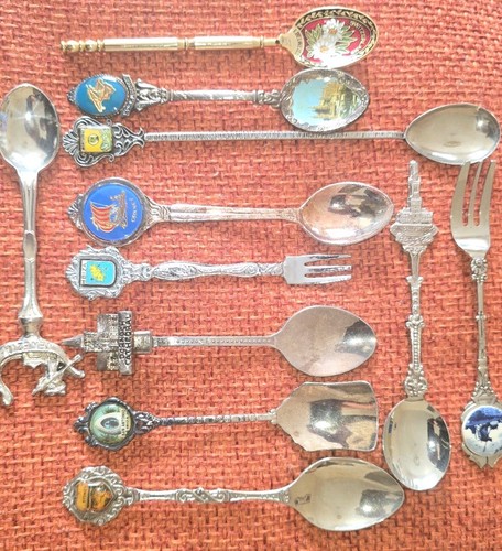 Vintage collectible spoons - vintage,