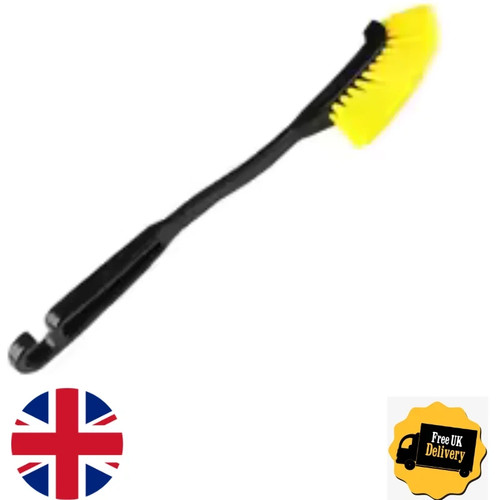Car wheel wash - car, brush