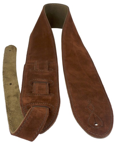 Rust suede comfy guitar - rust, strap