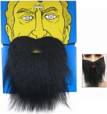 Unisex Black Beard & Moustache