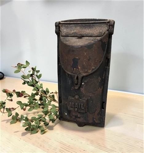 Vintage mailbox cast iron - vintage, mailbox,