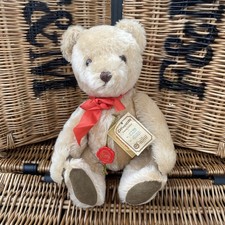 Hermann Teddy Original Bear - Ltd Edition - Apricot Mohair 31cm Made in Germany