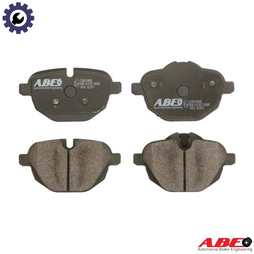 Brake pad set disc - set,