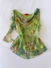 Rene Derhy Green Paisley Top M