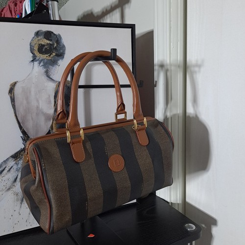 Fendi pequin handbag - fendi,